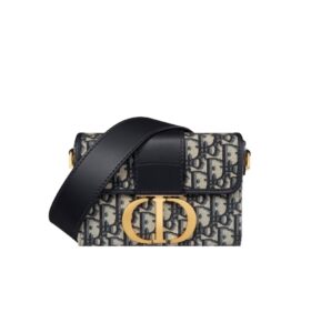 [탑티어/해외배송]디올 30 몽테뉴 박스 백(블루/오블리크 자카드)