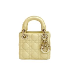 [탑티어/해외배송]디올 레이디 디올 마이크로 백(옐로우/까나쥬/램스킨)