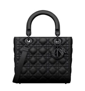 [탑티어/해외배송]디올 레이디 디올 미디엄 백(울트라 매트 블랙/까나쥬/램스킨)