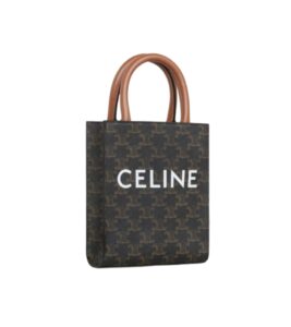 [프리미엄/해외배송]셀린느 커티컬 로고 카바스 미니(탠/트리옹프 캔버스)