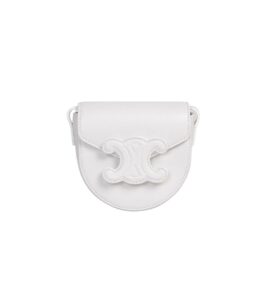 [프리미엄/해외배송]셀린느 퀴르 트리옹프 베사체 미니(화이트)