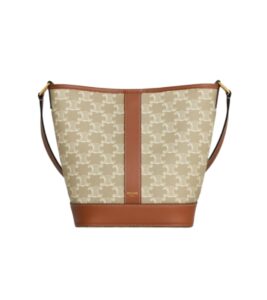 [프리미엄/해외배송]셀린느 버킷 백 스몰(그레주/트리옹프 캔버스)