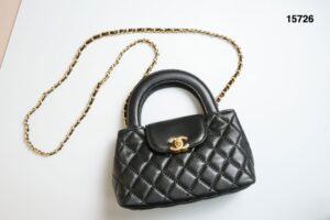 [국내배송]샤넬 빈티지 금장 켈리백 스몰 블랙