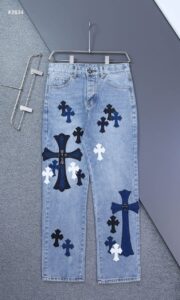 [국내배송]크롬하츠 멀티 크로스 워싱 데님 청바지