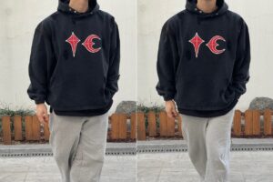 [국내배송]떠그 클럽Rock Hoodie(블랙)