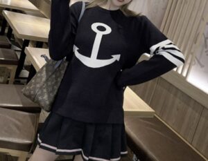 [국내배송]톰브라운 앵커 라운드 니트