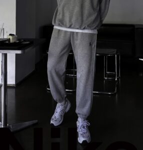 [국내배송]폴로 자수 밴딩 조거 팬츠