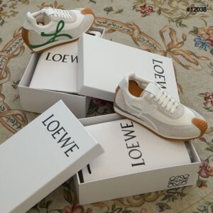 [국내배송]로에베 플로우 화이트 러너 스웨이드&나일론 스니커즈