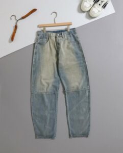 [국내배송]브루넬로 쿠치넬리 무릎 절개 브라더 배기핏 진