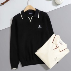 [국내배송]브루넬로쿠치넬리 [ B*unello Cucinell ] 카라 포인트 니트 카라