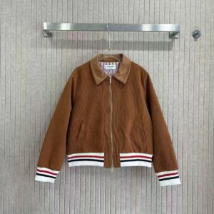 [국내배송]톰브라운 [ THOM ] 웨일 코듀로이 다운 필 여성 크롭 플라이트 재킷