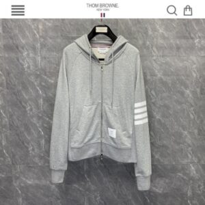 [국내배송]톰브라운 사선완장 시그니쳐 코튼 후드집업