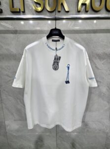 [국내배송]크롬하츠 24SS 넥로고 나염 반팔 티셔츠