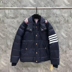 [국내배송]톰브라운 마테 4선 후드 다운 봄버 자켓