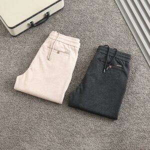 [국내배송]로로피아나 신상 자수와펜로고 클래식 양모 슬렉스