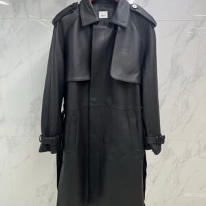 [국내배송]버버리 남성 램스킨 트렌치코트