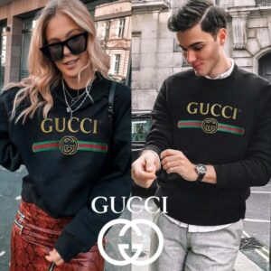 [국내배송]구찌 페이크 로고 커플 맨투맨