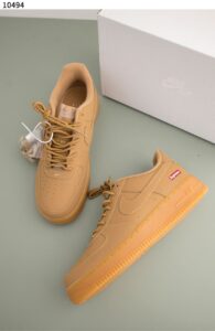 [국내배송]나이키 [NIKE] Nike x Supreme Air Force 1 Low Flax