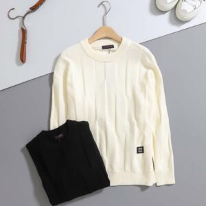 [국내배송]루이비통 [ L.V ] 엠보 패턴 라운드 니트