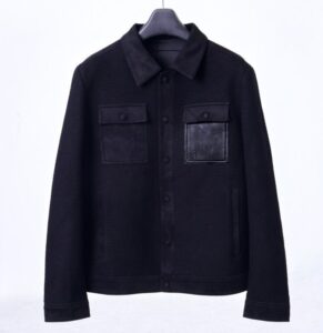 [국내배송]로에베 레더포켓 니트자켓