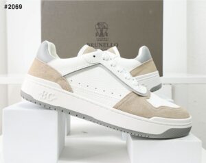 [국내배송]브루넬로 쿠치넬리 스웨이드 레더 코트 스니커즈