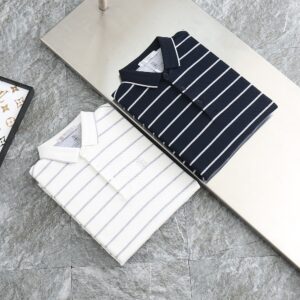 [국내배송]브루넬로 쿠치넬리 2025FW 자수로고 단가라 카라티셔츠