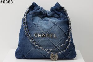 [국내배송]샤넬 데님 22 체인 숄더백