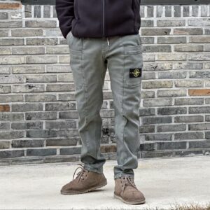 [국내배송]스톤 아일랜드 워싱 레귤러 테이퍼드 카고팬츠