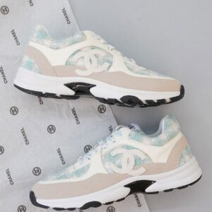 [국내배송]샤넬 코튼 트위드 GG 테니스 스니커즈​