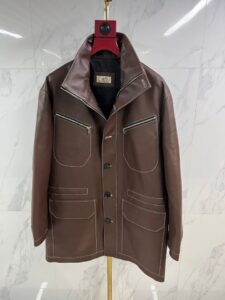 [국내배송]에르메스 남성 램스킨 미디 롱코트