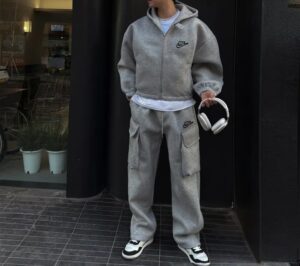 [국내배송]나이키 네오합포 후드집업 , 와이드팬츠 카고PT 세트