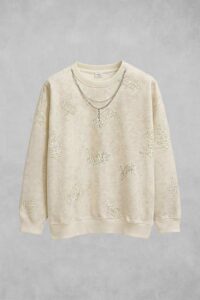 [국내배송]스투시 체인 빈티지 피그먼트 맨투맨 티셔츠