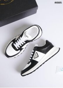 [국내배송]프라다 로우탑 레더 스니커즈