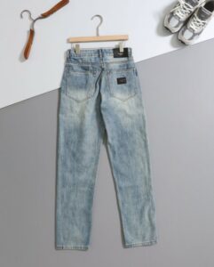 [국내배송]돌체앤 가바나 수입 로고 아플리케 스트레이트 팬츠