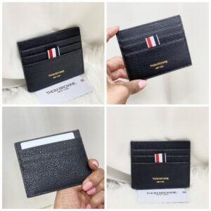 [국내배송]톰브라운 삼선탭 페블 카드지갑