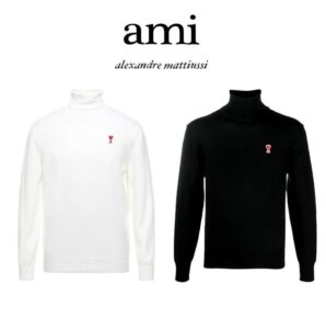 [국내배송]아미 스몰패치 (수지) 커플터틀넥