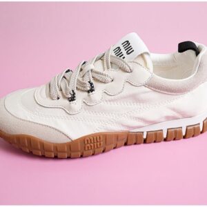 [국내배송]미우미우 타이어 테크니컬 패브릭 앤 스웨이드 스니커즈