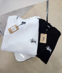 [국내배송]스투시 베이직 기모 맨투맨