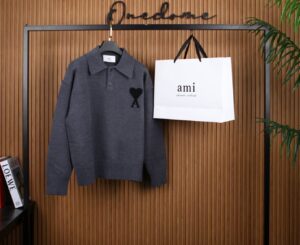 [국내배송]아미 인타르시아 폴로 스웨터