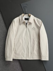 [국내배송]프라다 [ PRADA] 매장판 코튼 혼방 재킷-1355