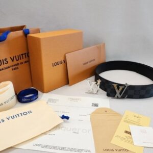[국내배송]루이비통 리버서블 다미에 양면 벨트