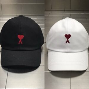 [국내배송]아미 하트자수 볼캡