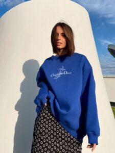 [국내배송]디올 나뭇잎 레터링 맨투맨