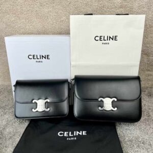 [국내배송]셀린느 트리오페 숄더백 샤이니 카프스킨 은장