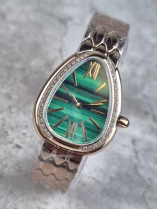 [국내배송]불가리 세르펜티 세두토리 워치 로즈골드 그린다이얼 다이아