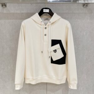 [국내배송]에르메스 투버튼 포켓후드(기모)