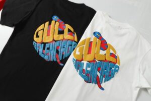 [국내배송]구찌 X 발렌시아가 콜라보 발포티셔츠