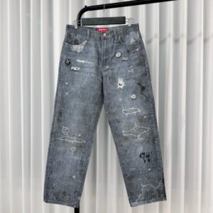 [국내배송]슈프림 HJR 트롱프 뢰유 루즈 핏 진