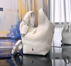 [국내배송]폴로 랄프로렌 플레이 레더 토트백 스몰