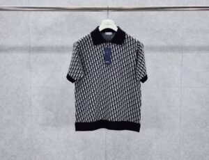 [국내배송]디올 캐시미어 오블리크 폴로 셔츠